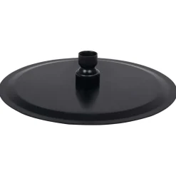 vidaXL Regendouchekop rond 20 cm roestvrij staal zwart