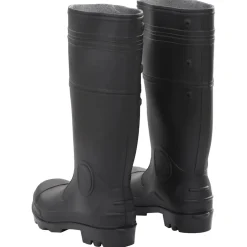 vidaXL Regenlaarzen maat 38 PVC zwart