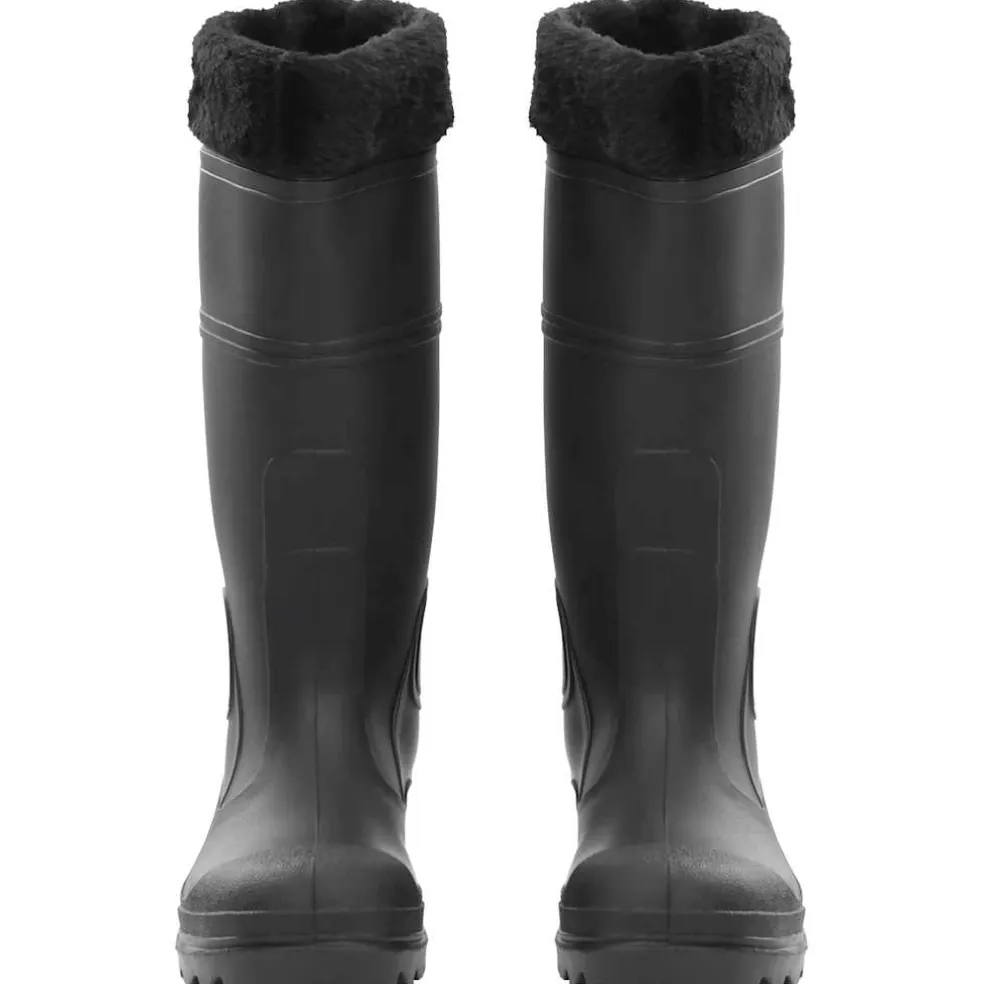 vidaXL Regenlaarzen met verwijderbare sokken maat 38 PVC zwart