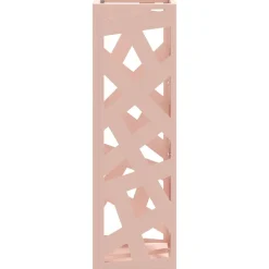 vidaXL Regen paraplu standaard Roze 15,5 x 15,5 x 49 cm Staal