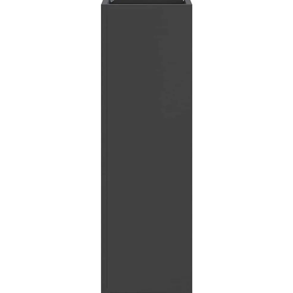 vidaXL Regen paraplu standaard Zwart 15,5 x 15,5 x 49 cm Staal
