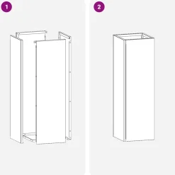 vidaXL Regen paraplu standaard Zwart 15,5 x 15,5 x 49 cm Staal