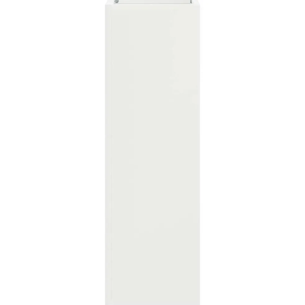 vidaXL Regen paraplu standaard Wit 15,5 x 15,5 x 49 cm Staal