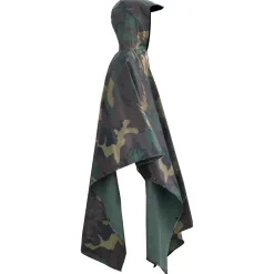 vidaXL Regenponcho voor kamperen/wandelen leger waterdicht camouflage