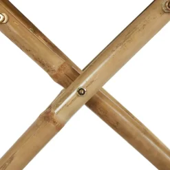 vidaXL Regisseursstoelen 2 st inklapbaar donkergrijs bamboe en stof