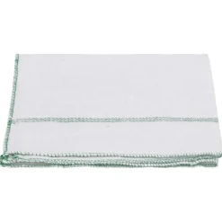 vidaXL Reinigingsdoeken 5 st gestreept 50x60 cm wit en groen