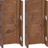 vidaXL Rek Bruin 24 x 13 x 54 cm Massief Mahoniehout