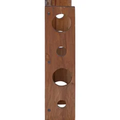 vidaXL Rek Bruin 24 x 13 x 54 cm Massief Mahoniehout