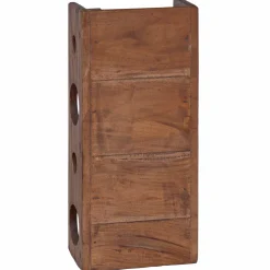 vidaXL Rek Bruin 24 x 13 x 54 cm Massief Mahoniehout
