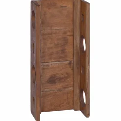 vidaXL Rek Bruin 24 x 13 x 54 cm Massief Mahoniehout