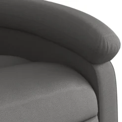 vidaXL Relaxfauteuil Grijs Echt Leer