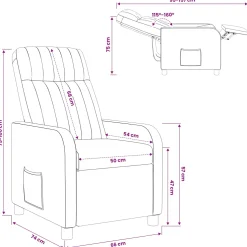 vidaXL Relaxfauteuil Roze fluweel
