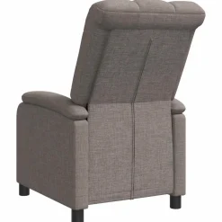 vidaXL Relaxfauteuil Taupe Stof