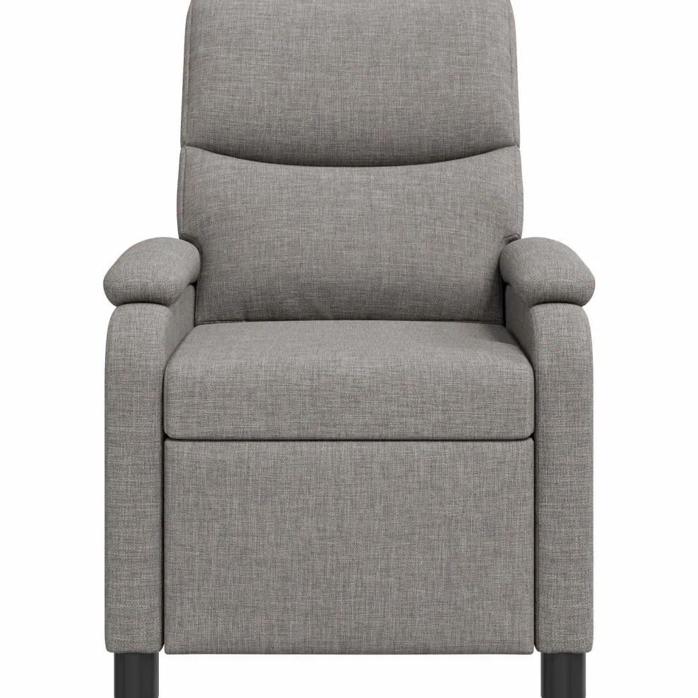 vidaXL Relaxfauteuil Taupe Stof