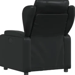 vidaXL Relaxfauteuil Zwart Kunstleer