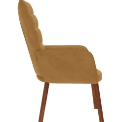 vidaXL Relaxstoel fluweel bruin