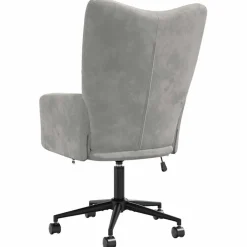vidaXL Relaxstoel fluweel lichtgrijs