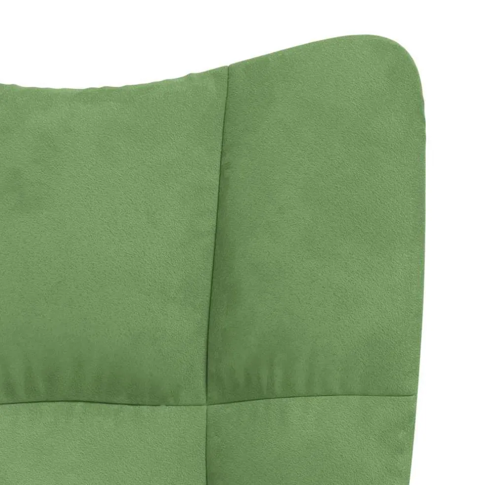 vidaXL Relaxstoel fluweel lichtgroen
