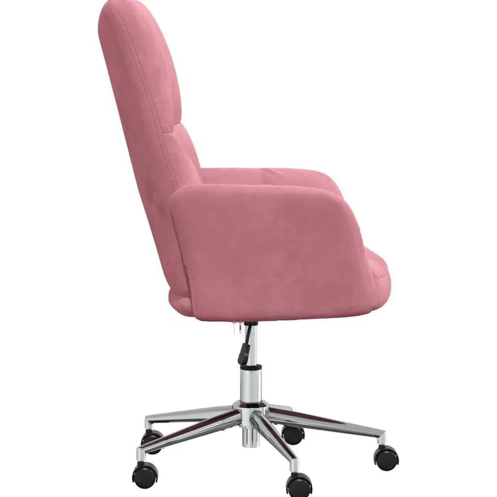 vidaXL Relaxstoel fluweel roze