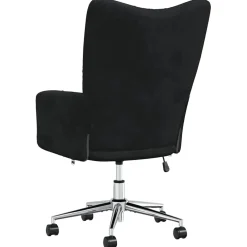 vidaXL Relaxstoel fluweel zwart