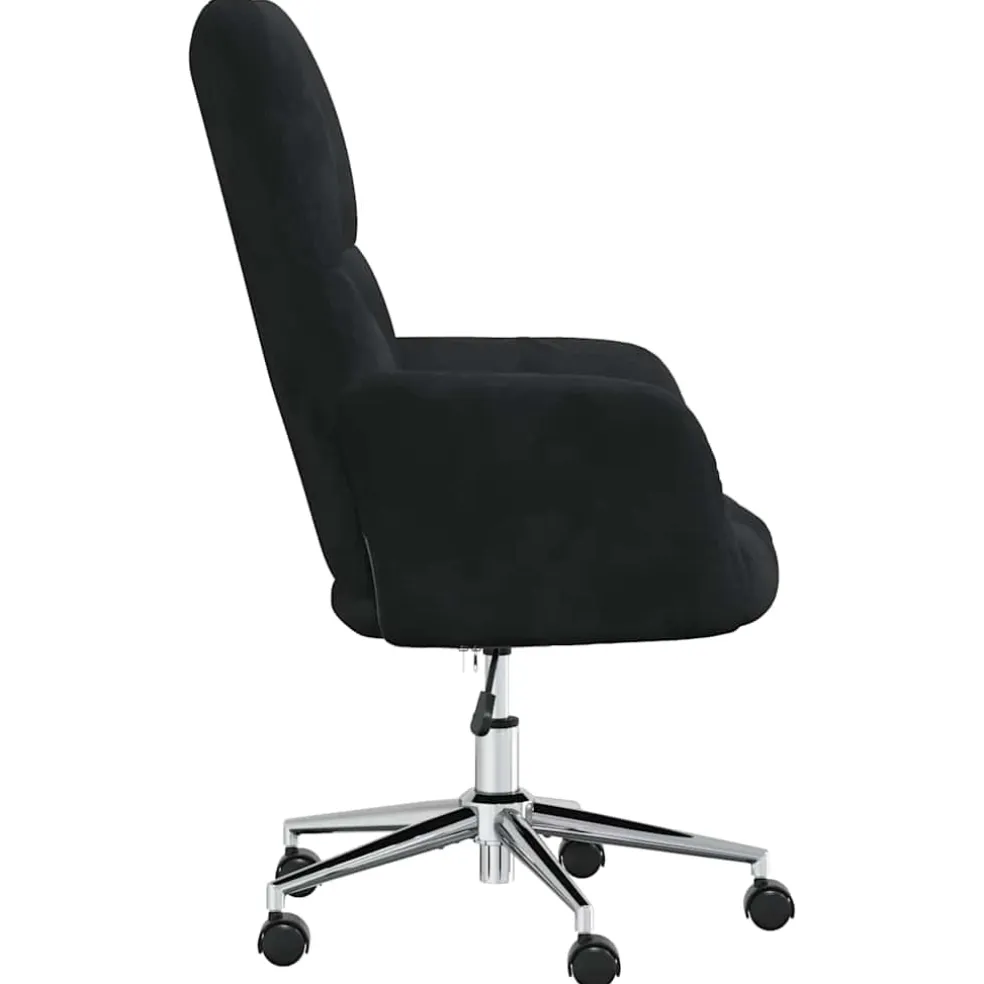 vidaXL Relaxstoel fluweel zwart