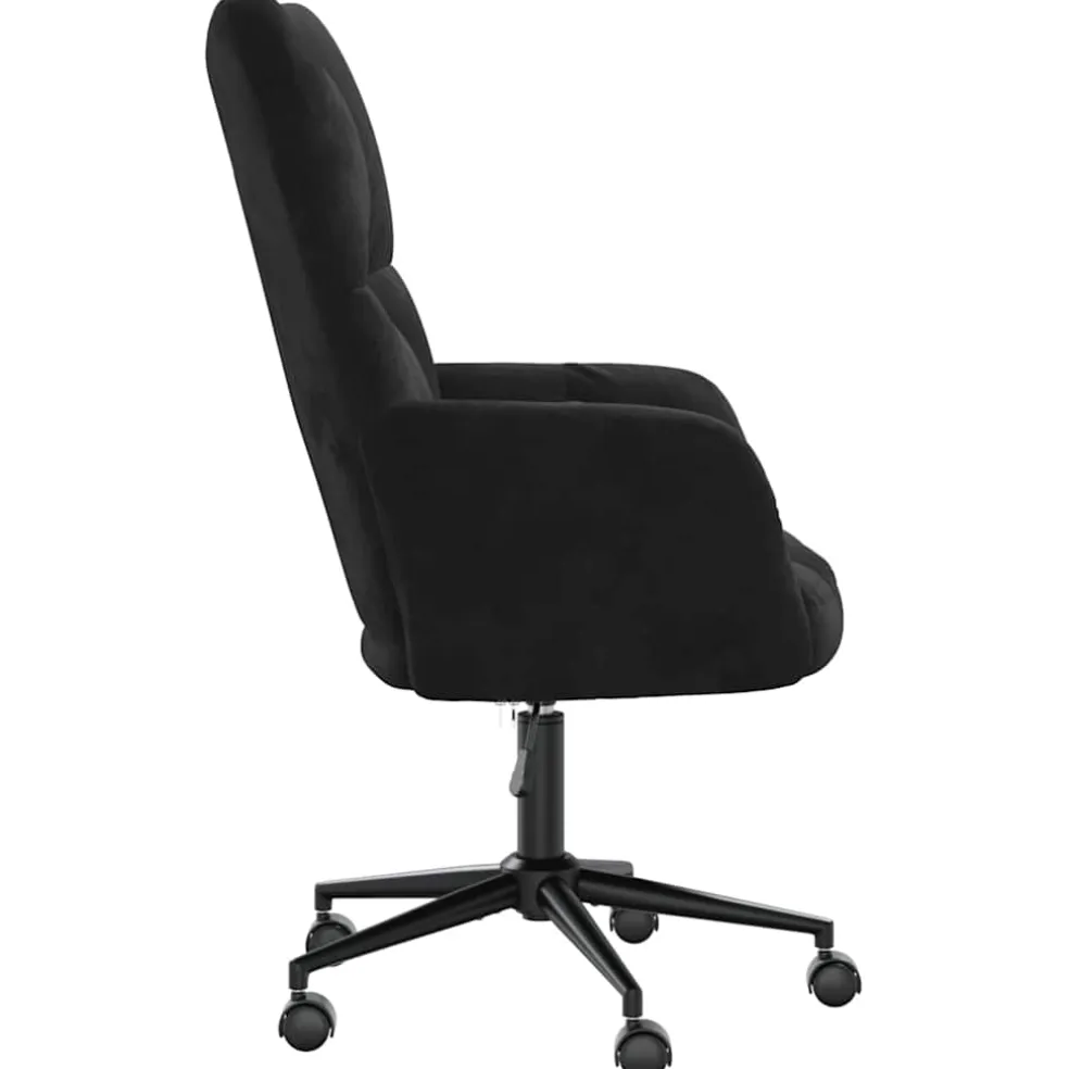 vidaXL Relaxstoel fluweel zwart