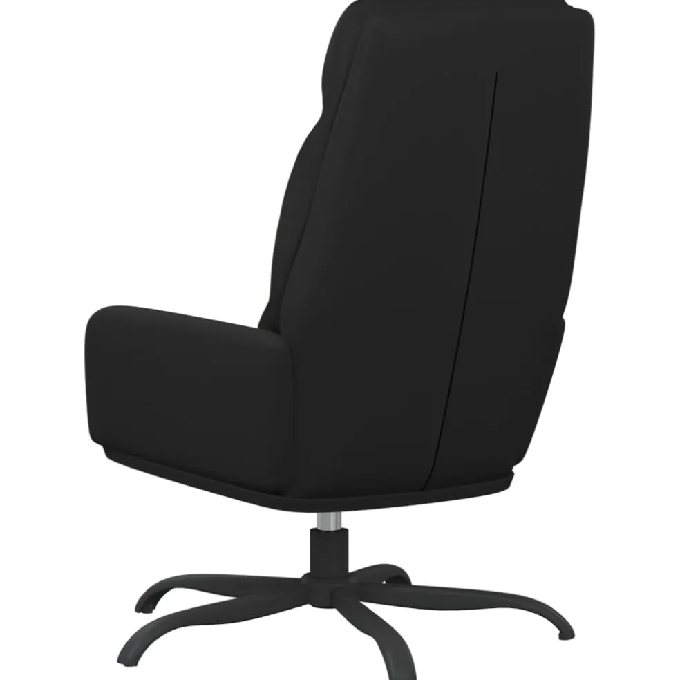 vidaXL Relaxstoel kunstleer zwart
