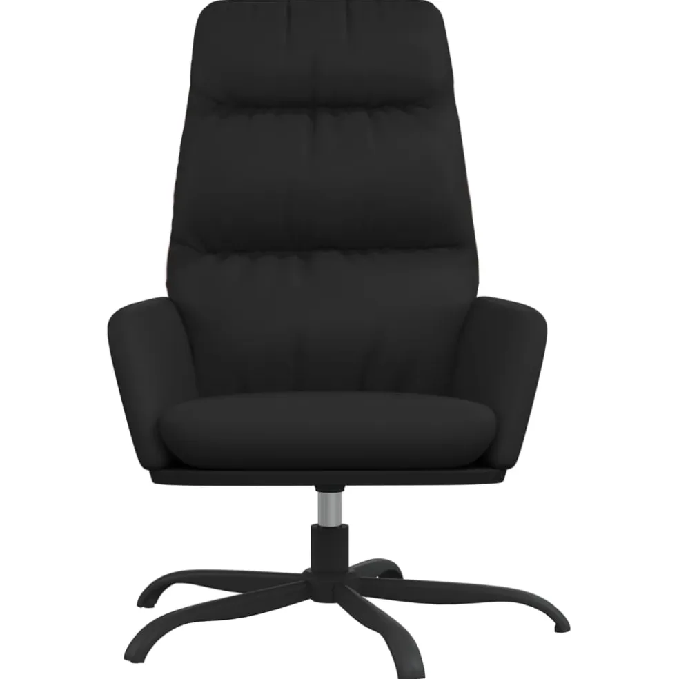 vidaXL Relaxstoel kunstleer zwart