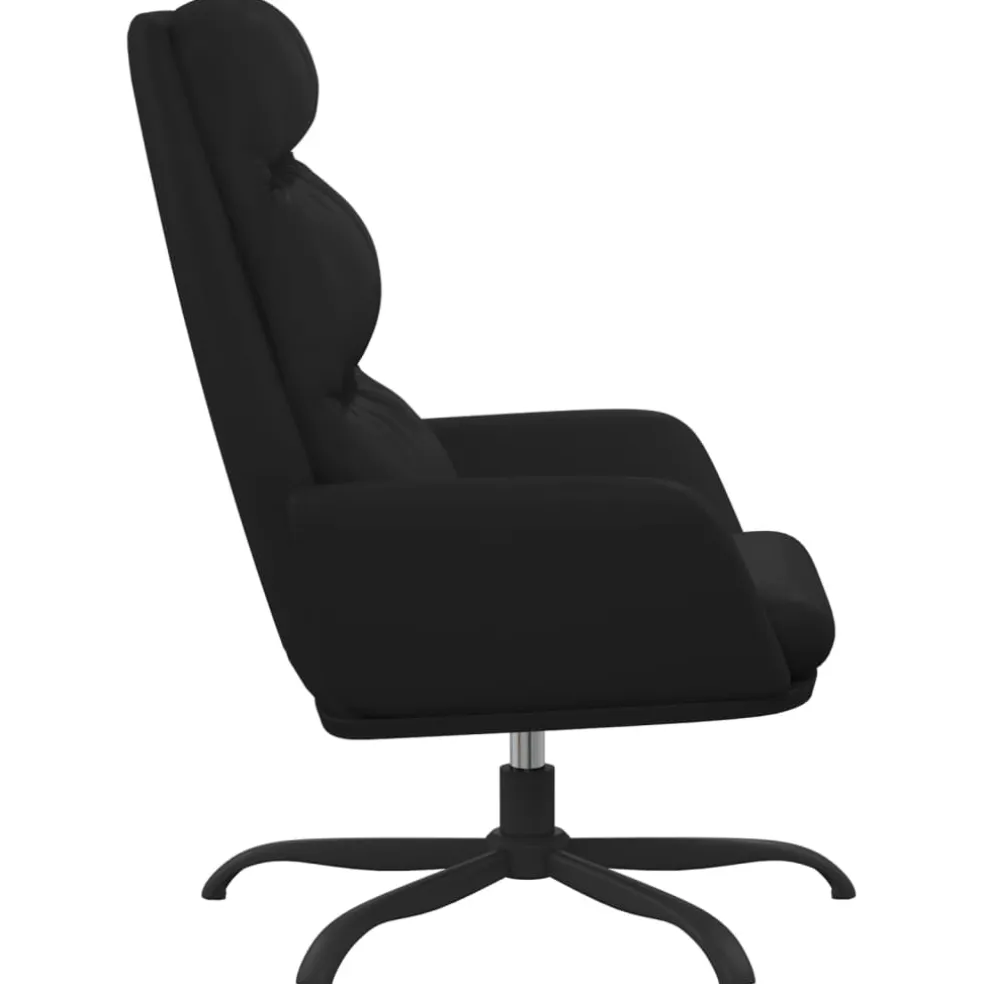 vidaXL Relaxstoel kunstleer zwart