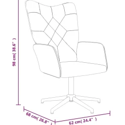 vidaXL Relaxstoel met voetenbank patchwork stof