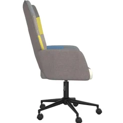 vidaXL Relaxstoel patchwork stof