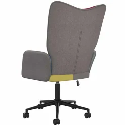vidaXL Relaxstoel patchwork stof