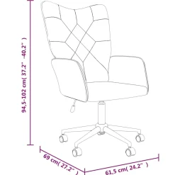 vidaXL Relaxstoel patchwork stof