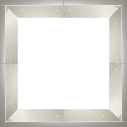 vidaXL Retentiewall 4 st 100 x 100 x 30 cm Roestvrij staal zilver