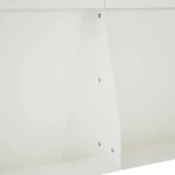 vidaXL Retentiewall 4 st 100 x 100 x 30 cm Staal Wit