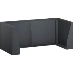 vidaXL Retentiewall 4 st 100 x 100 x 30 cm Staal Antraciet