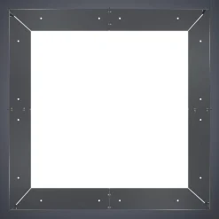vidaXL Retentiewall 4 st 100 x 100 x 30 cm Staal Antraciet