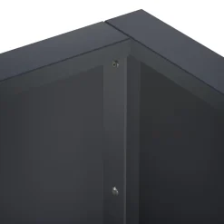 vidaXL Retentiewall 4 st 100 x 100 x 30 cm Staal Antraciet