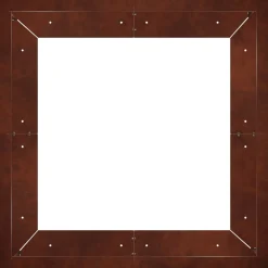 vidaXL Retentiewall 4 st 100 x 100 x 40 cm weervast staal Roestkleurig