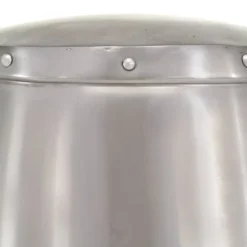 vidaXL Ridderhelm middeleeuws replica LARP staal zilverkleurig