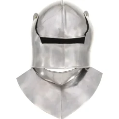 vidaXL Ridderhelm middeleeuws replica LARP staal zilverkleurig