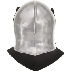 vidaXL Ridderhelm middeleeuws replica LARP staal zilverkleurig