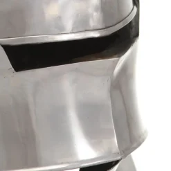 vidaXL Ridderhelm middeleeuws replica LARP staal zilverkleurig