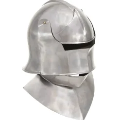 vidaXL Ridderhelm middeleeuws replica LARP staal zilverkleurig