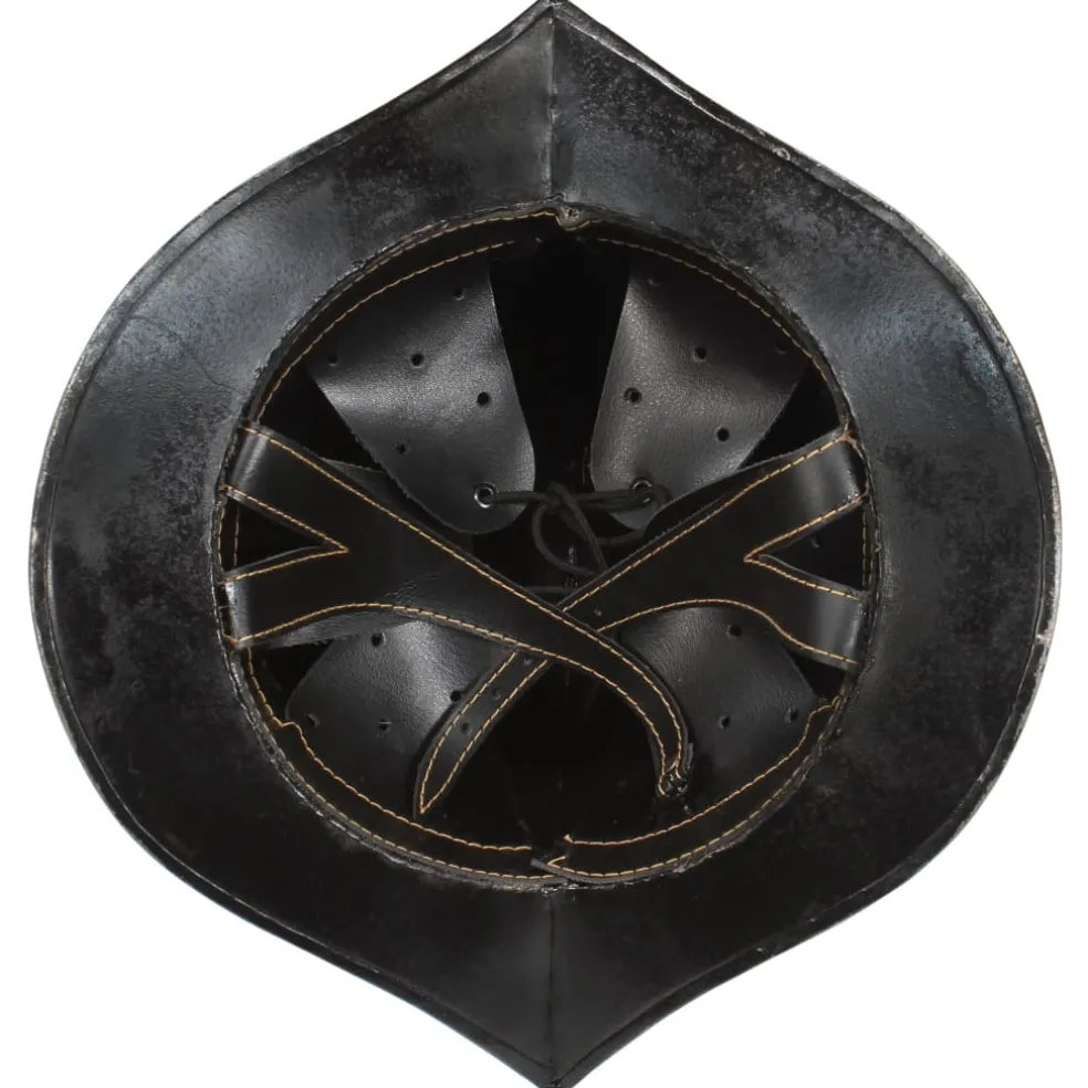 vidaXL Ridderhelm middeleeuws replica LARP staal zilverkleurig