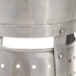 vidaXL Ridderhelm middeleeuws replica LARP staal zilverkleurig