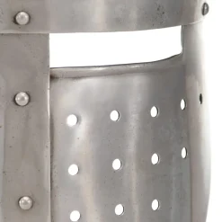 vidaXL Ridderhelm middeleeuws replica LARP staal zilverkleurig