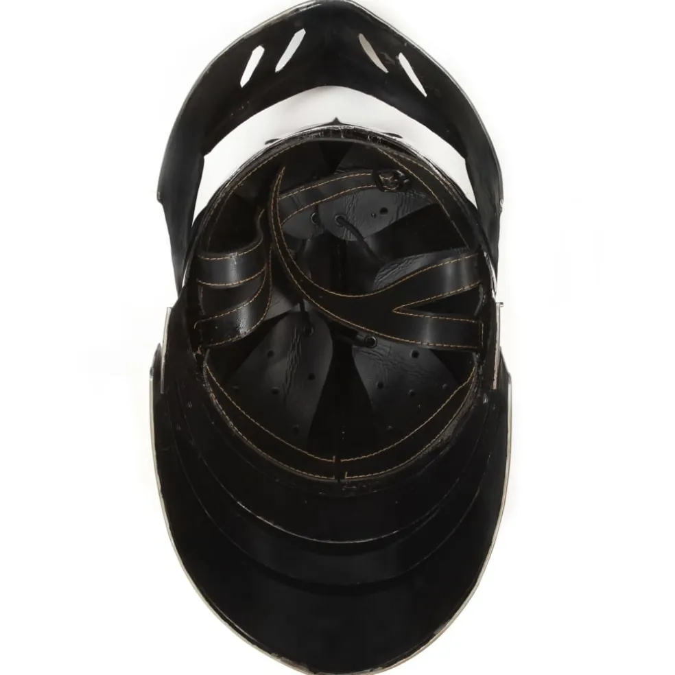 vidaXL Ridderhelm middeleeuws replica LARP staal zilverkleurig