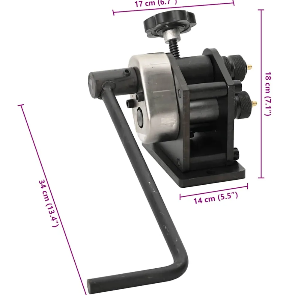 vidaXL Ringbuigmachine