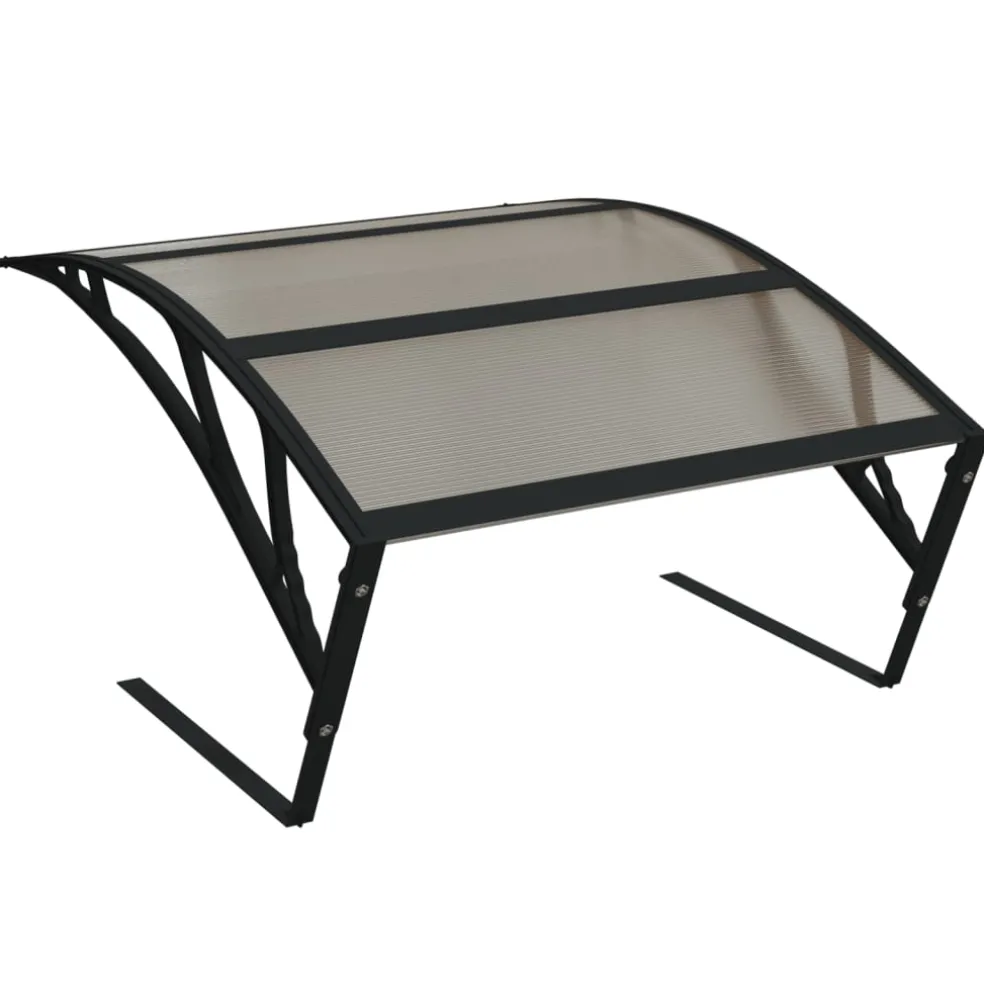 vidaXL Robotmaaiergarage Zwart 80x101x46 cm